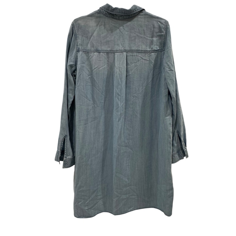 Anthropologie Light Blue Long Sleeve Dress - Picture 2 of 6